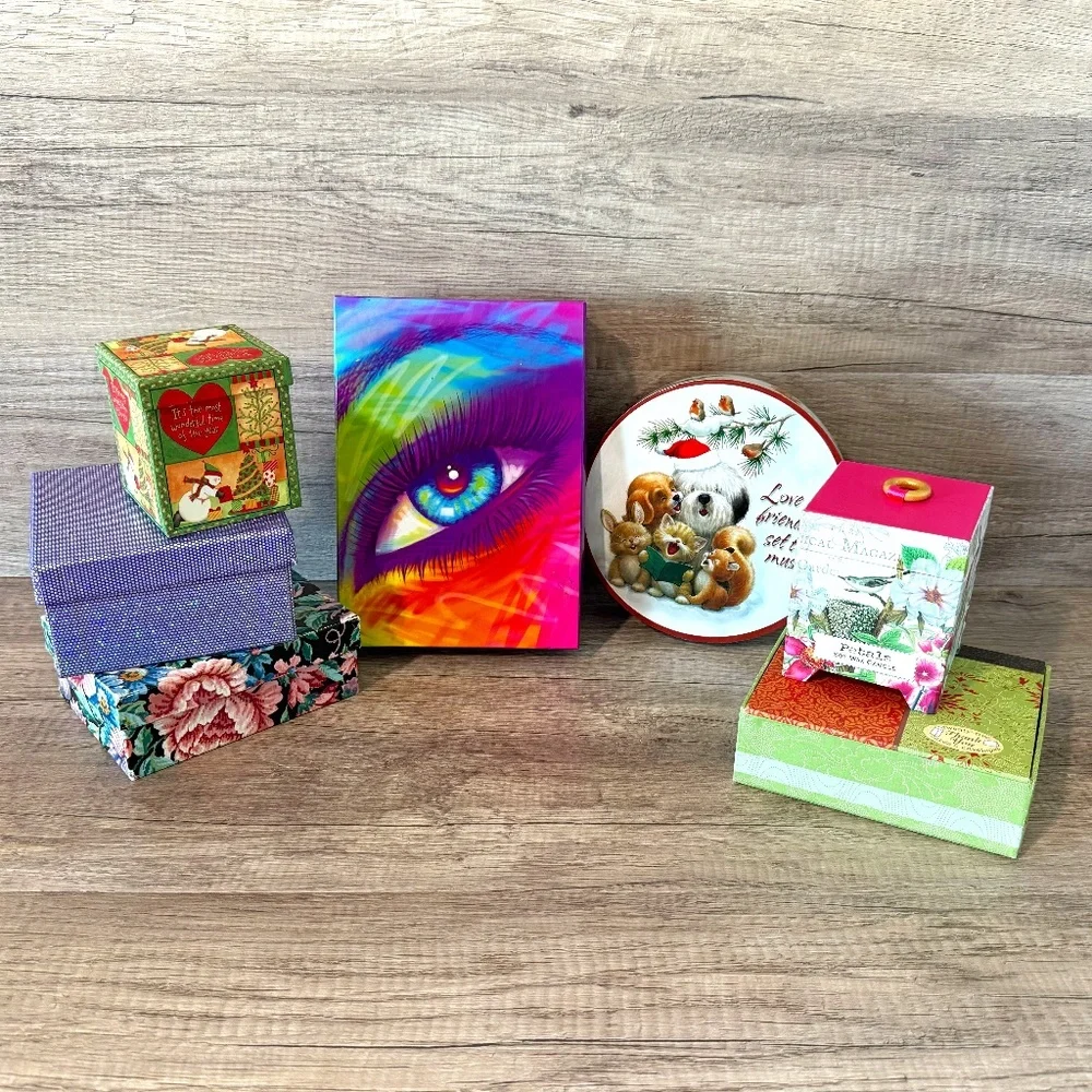 Assortment of Small Decorative Boxes
